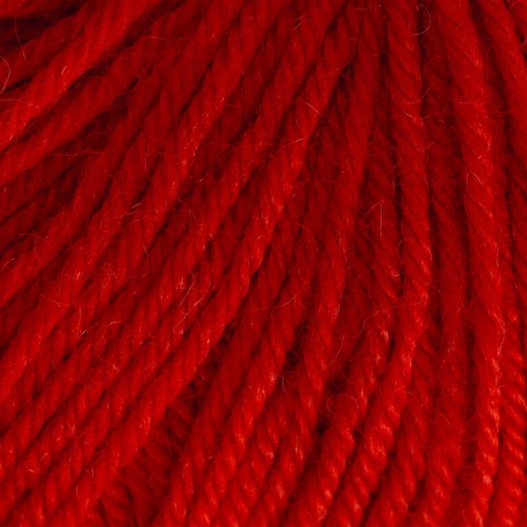 Włóczka Baby Alpaca – Szkarłatna Czerwień (1301) 50 g