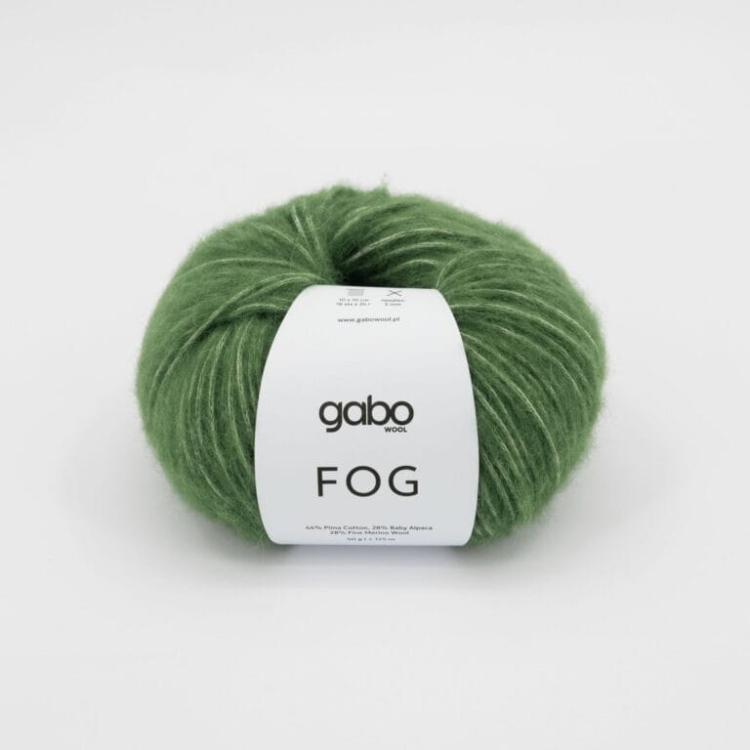 Włóczka Fog – Zielony Mech (6350) 50g