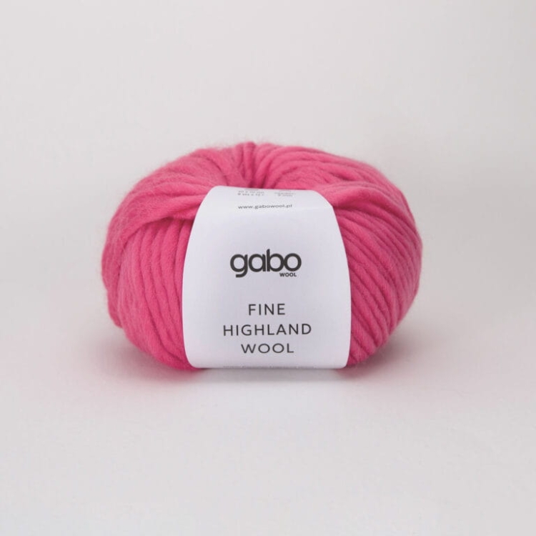 Włóczka Fine Highland Wool – Candy Róż (2007) 100g