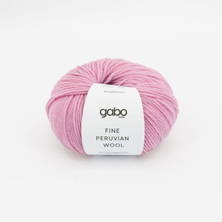 Włóczka Fine Peruvian Wool – Róż (8716) 50g