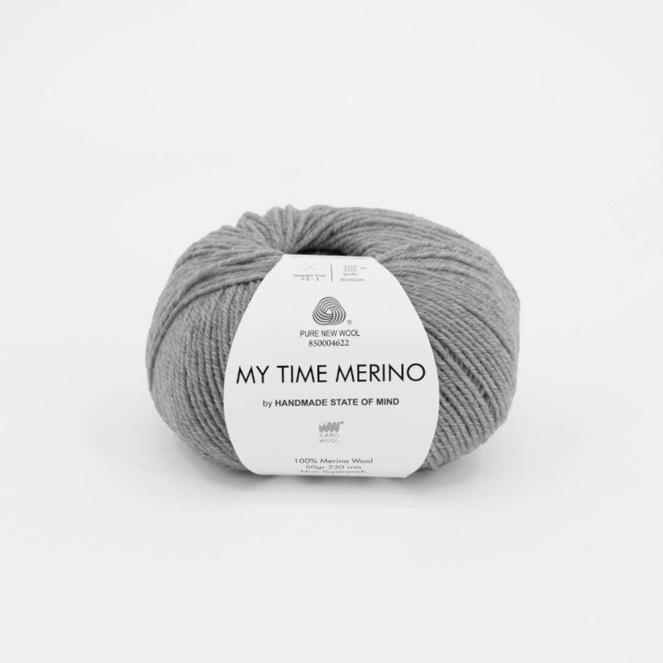 Włóczka My Time Merino – Szary pył (9400) 50g