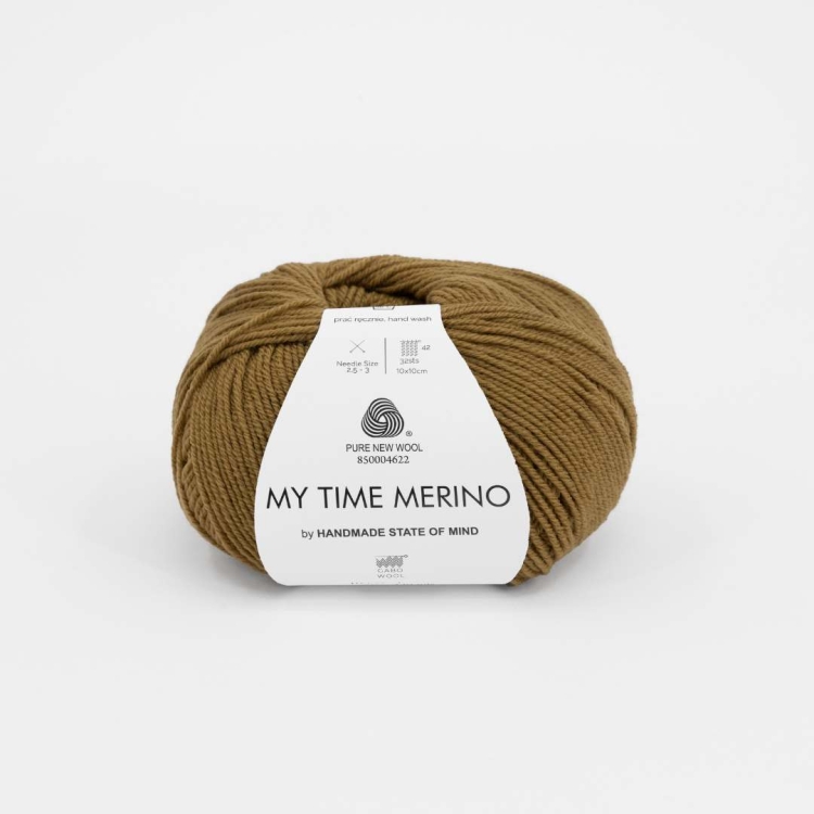 Włóczka My Time Merino by HSOM– Jasny Brąz (9134) 50g