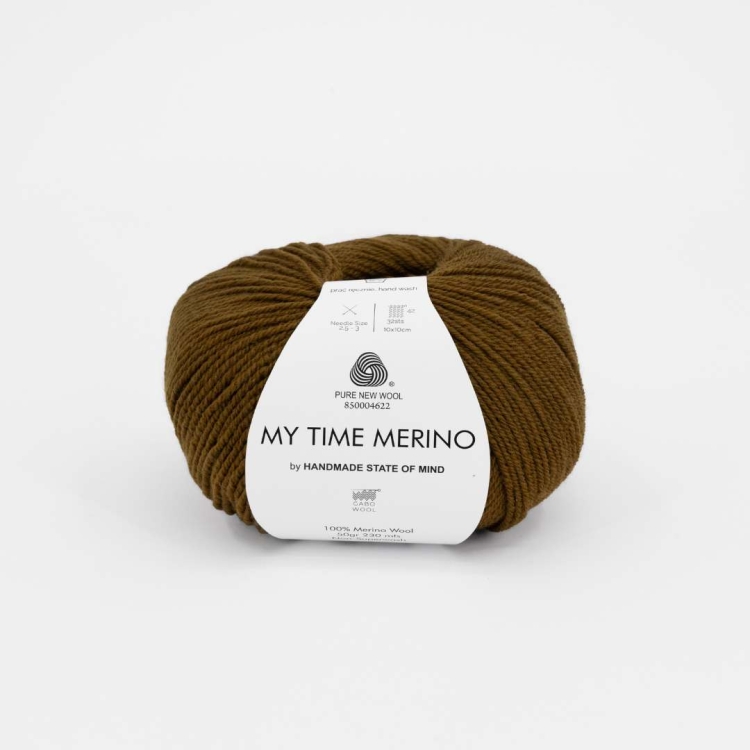 Włóczka My Time Merino by HSOM– Palony Bursztyn (9123) 50g
