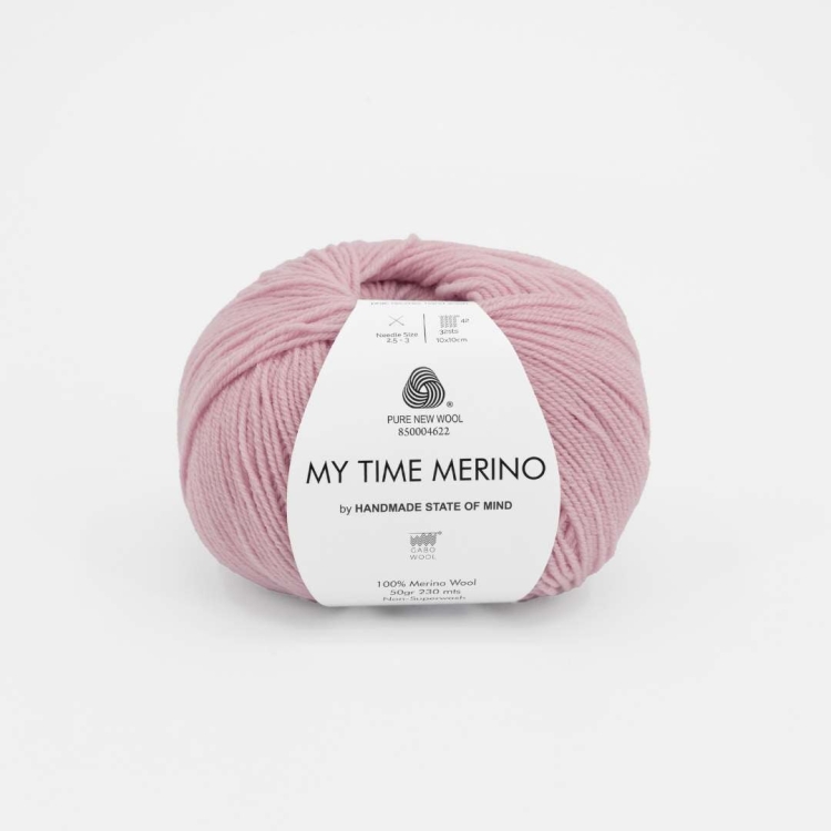 Włóczka My Time Merino by HSOM– Koronkowy Róż (9552) 50g