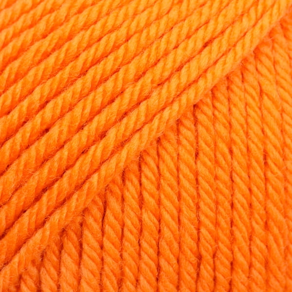 Włóczka Drops Daisy - pomarańczowy / uni colour 23