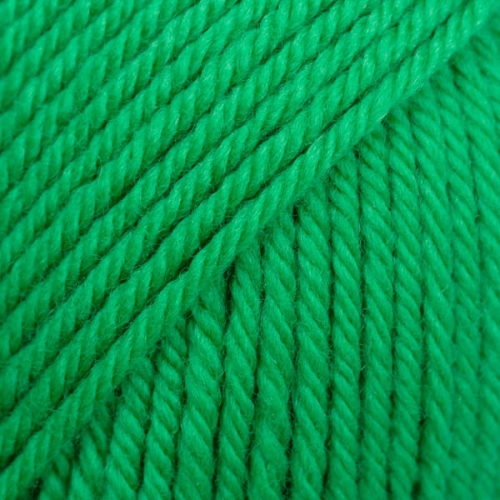 Włóczka Drops Daisy - papuzia zieleń / uni colour 25