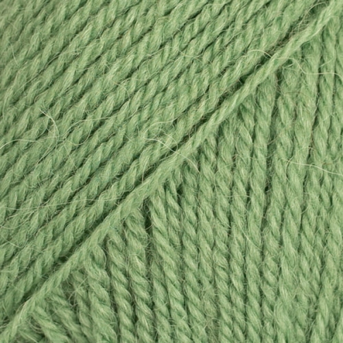 Drops Flora - zielony / uni colour 15