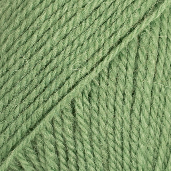 Drops Flora - zielony / uni colour 15