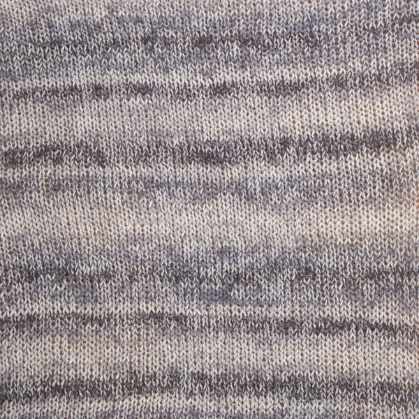 Drops Fabel - srebrny lis / long print 602