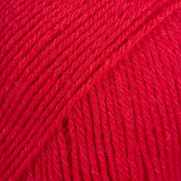 Drops Fabel - czerwony / uni colour 106