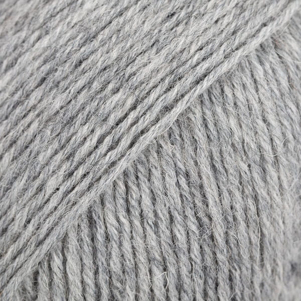 Drops Fabel - jasny szary / uni colour 115
