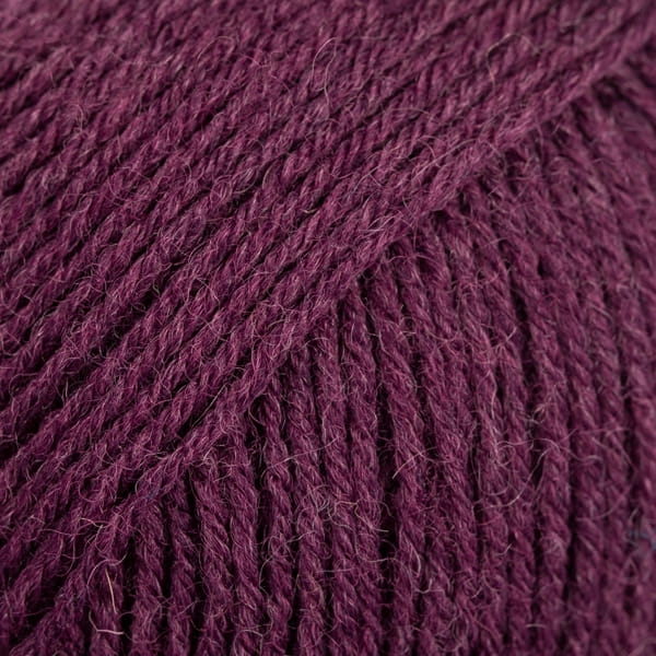 Drops Fabel - fioletowy / uni colour 104