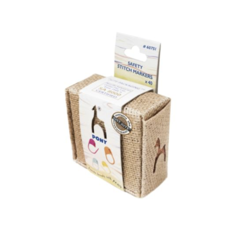 Znaczniki oczek Pony - agrafka Jute Box Mix 40 szt.