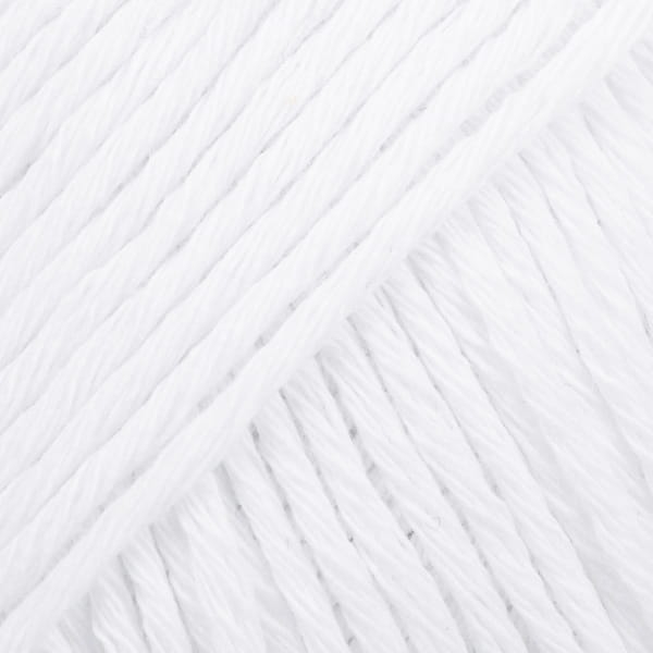 Drops Cotton Light - biały / uni colour 02