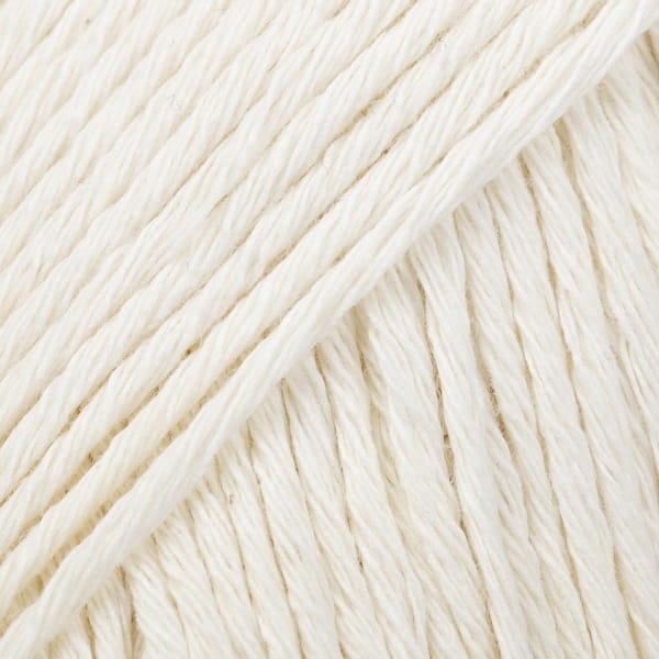 Drops Cotton Light - ecru / uni colour 01