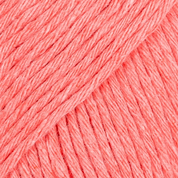 Drops Cotton Light - koralowy / uni colour 49
