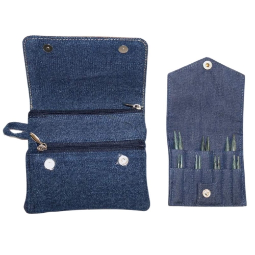 KnitPro MINI Indigo - zestaw drutów drewnianych