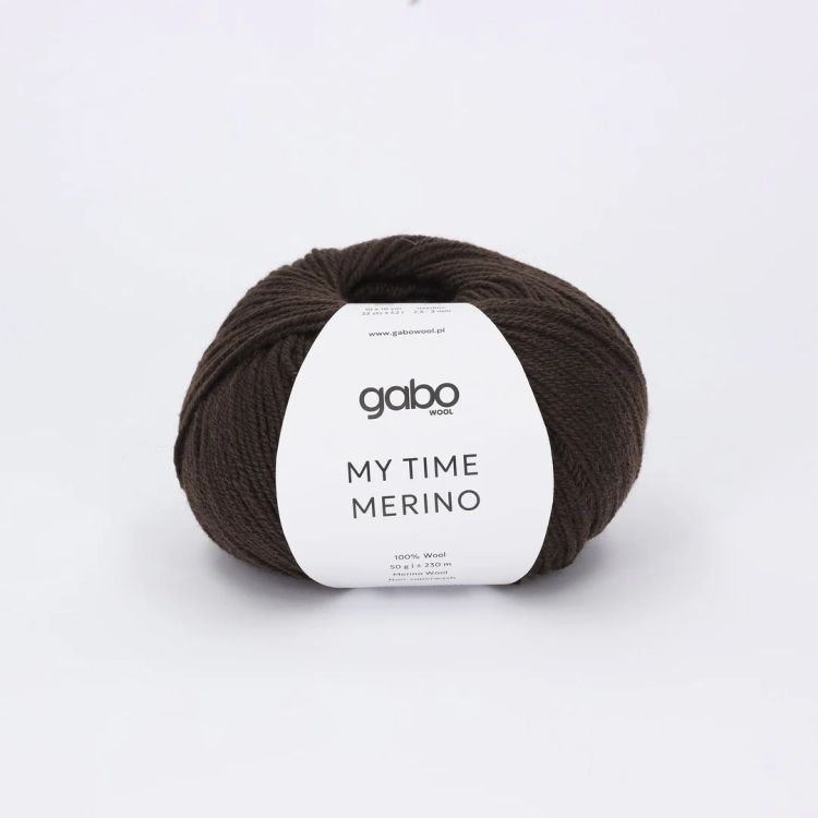 Włóczka My Time Merino – Gorzka Czekolada (9305)
