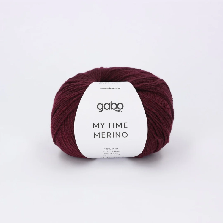 Włóczka My Time Merino – Burgund (9212)