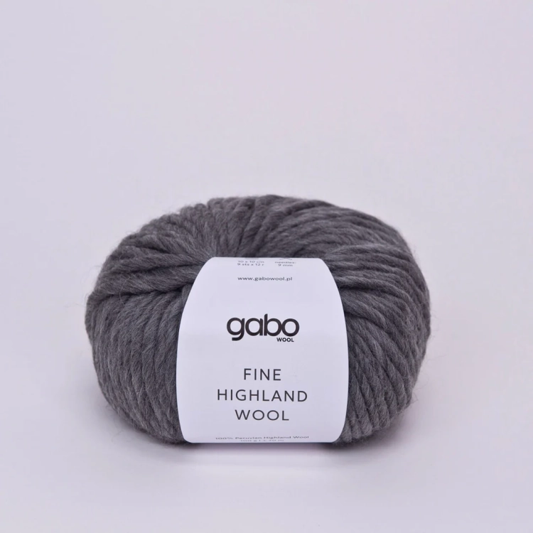 Włóczka Fine Highland Wool – Szary (2143)