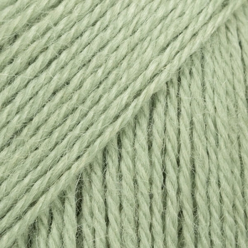 Drops Alpaca - zielona szałwia / uni colour 9038
