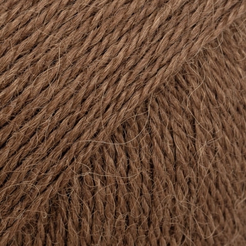 Drops Alpaca - kasztan / uni colour 9042