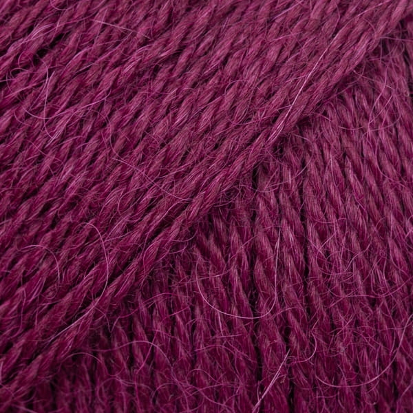 Drops Alpaca - rubinowy / uni colour 9045
