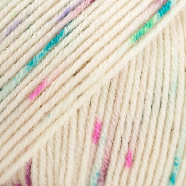 Drops Baby Merino - jagody & śmietanka / print 101