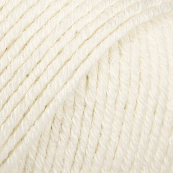 Drops Cotton Merino - biały / uni colour 01