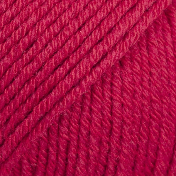 Drops Cotton Merino - wiśniowy / uni colour 06
