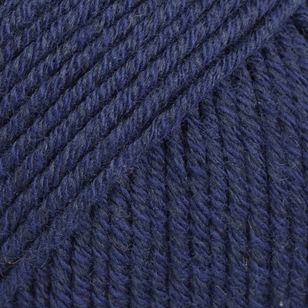 Drops Cotton Merino - granatowy / uni colour 08