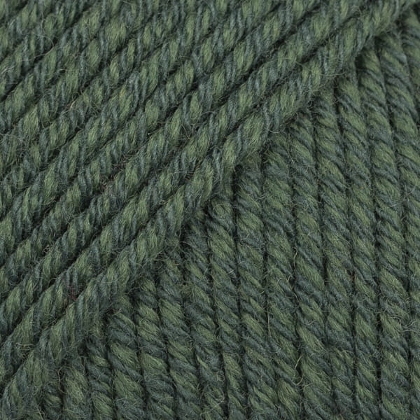 Drops Cotton Merino - ciemnozielony / uni colour 22
