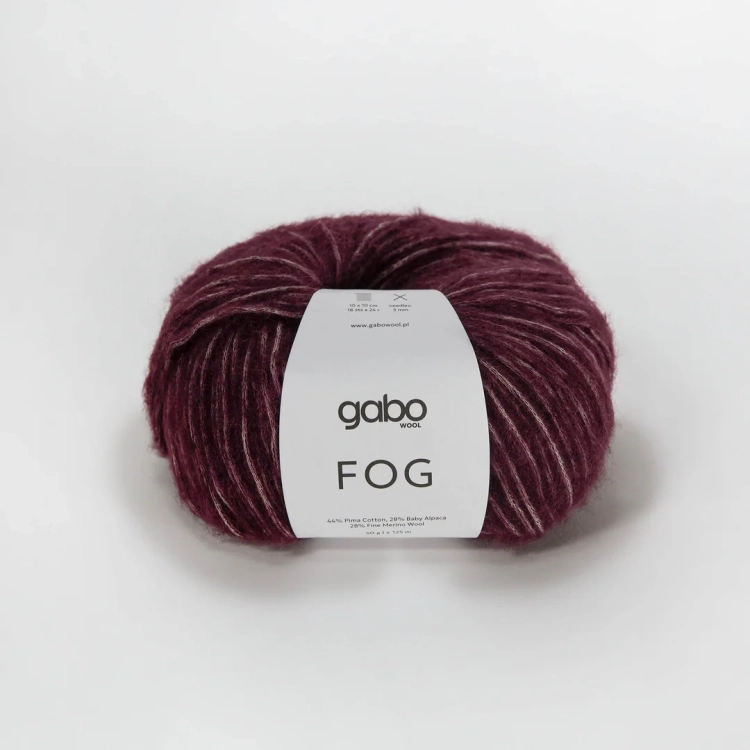 Włóczka Fog - Burgund (6910) 50g