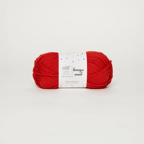 Włóczka Kroopa Wool – Czerwony (0137) 50g