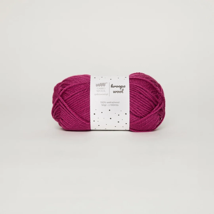 Włóczka Kroopa Wool – Buraczkowy (0398) 50g