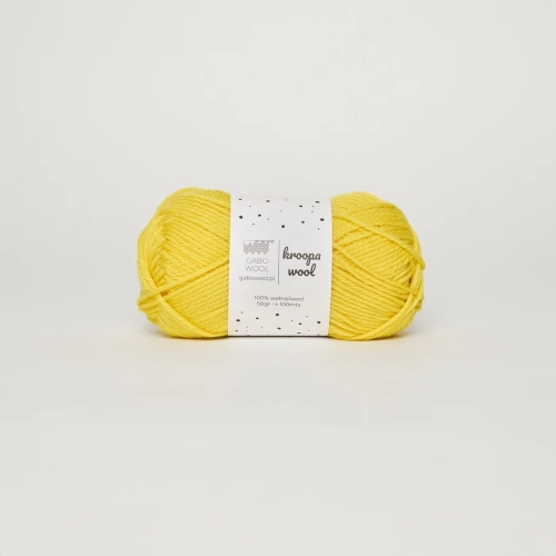 Włóczka Kroopa Wool – Słoneczny Żółty (0289) 50g