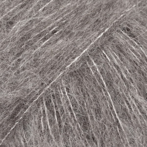 Włóczka Drops Brushed Alpaca Silk - szary / uni colour 03