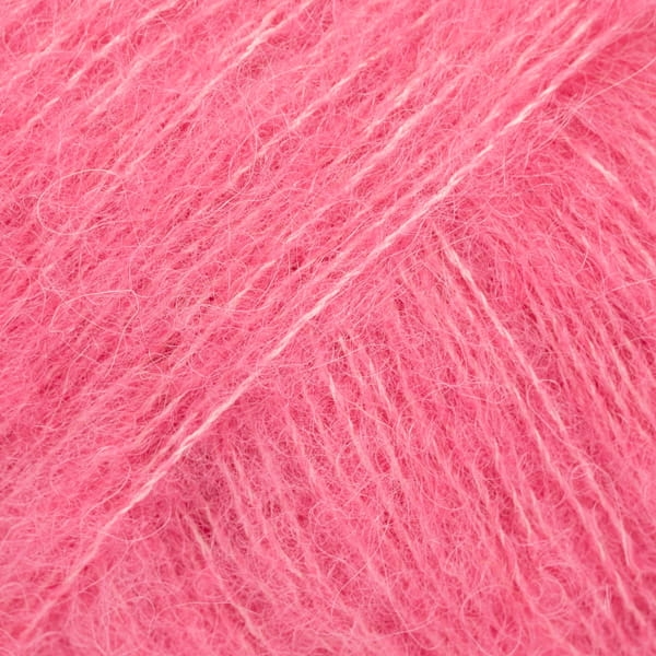 Włóczka Drops Brushed Alpaca Silk - intensywny róż / uni colour 31