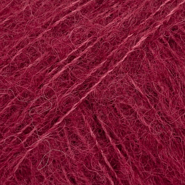 Włóczka Drops Brushed Alpaca Silk - bordowy / uni colour 23