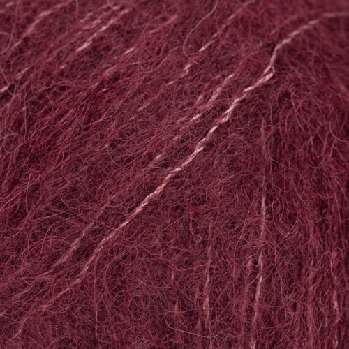 Włóczka Drops Brushed Alpaca Silk - wino śliwkowe / uni colour 44