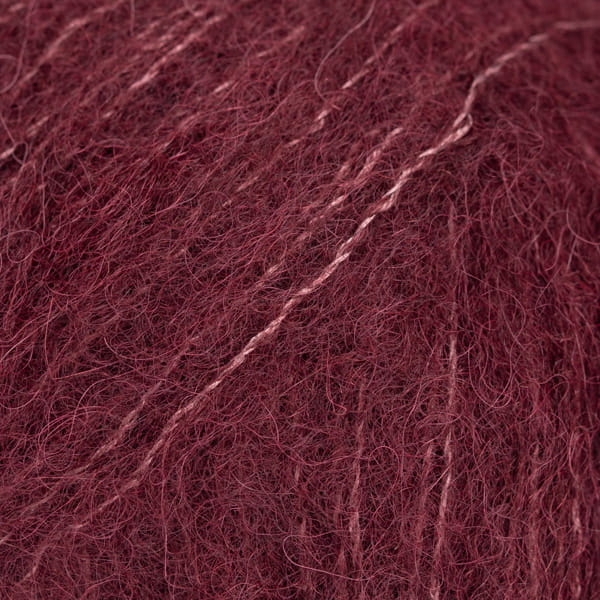 Włóczka Drops Brushed Alpaca Silk - wino śliwkowe / uni colour 44