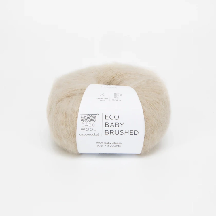 Włóczka Eco Baby Brushed – Beż (FTE1297) 50g