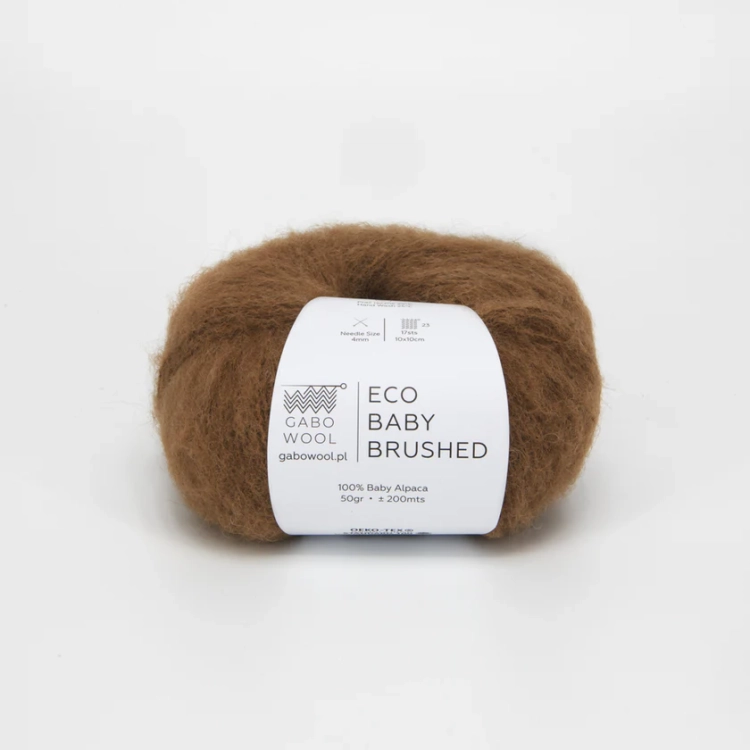 Włóczka Eco Baby Brushed – Brąz (FTE1301) 50g