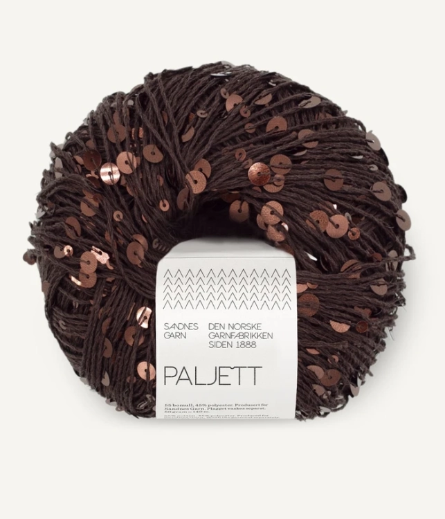Sandnes Garn PALJETT - Espresso Sparkle (3086)