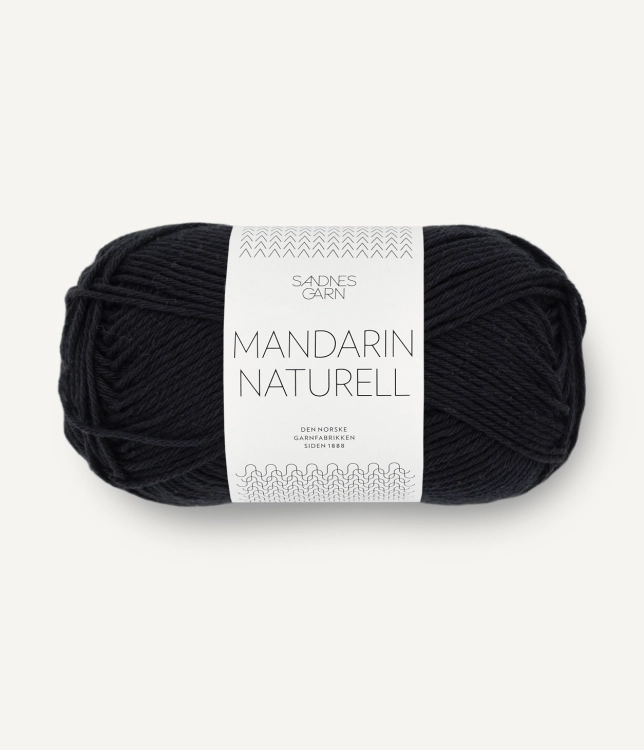Sandnes Garn MANDARIN NATURELL - Svart (1099)