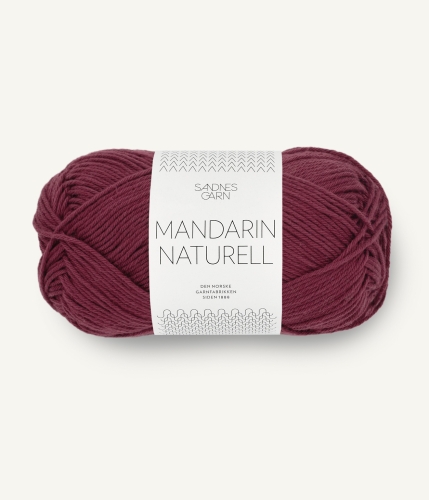 Sandnes Garn MANDARIN NATURELL - Dyp Burgunder (4372)