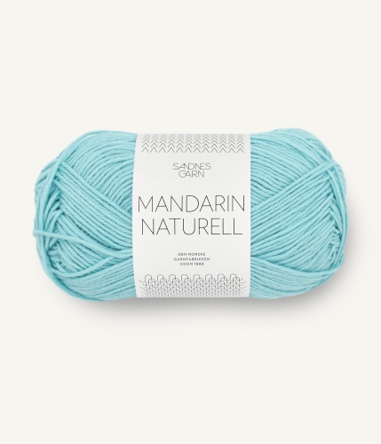 Sandnes Garn MANDARIN NATURELL - Blå Turkis (7213)