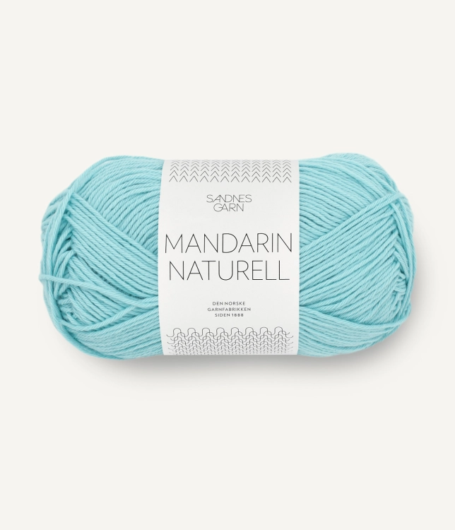 Sandnes Garn MANDARIN NATURELL - Blå Turkis (7213)