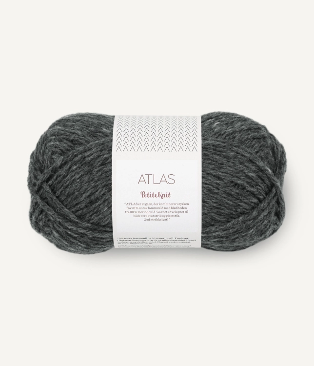 Sandnes Garn PetiteKnit ATLAS - Charcoal Melange (1070)