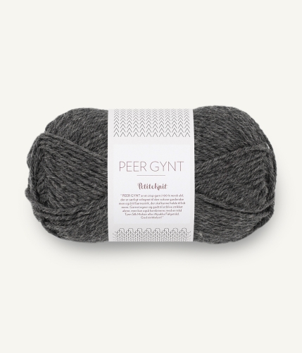 Sandnes Garn PetiteKnit PEER GYNT - Charcoal Melange (1065)